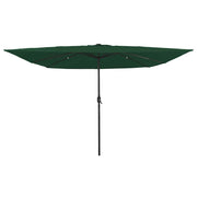 Tuinparasol 295x295x245 cm groen polyester staal