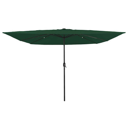 Tuinparasol Groen 295 x 295 x 245 cm Polyester en staal