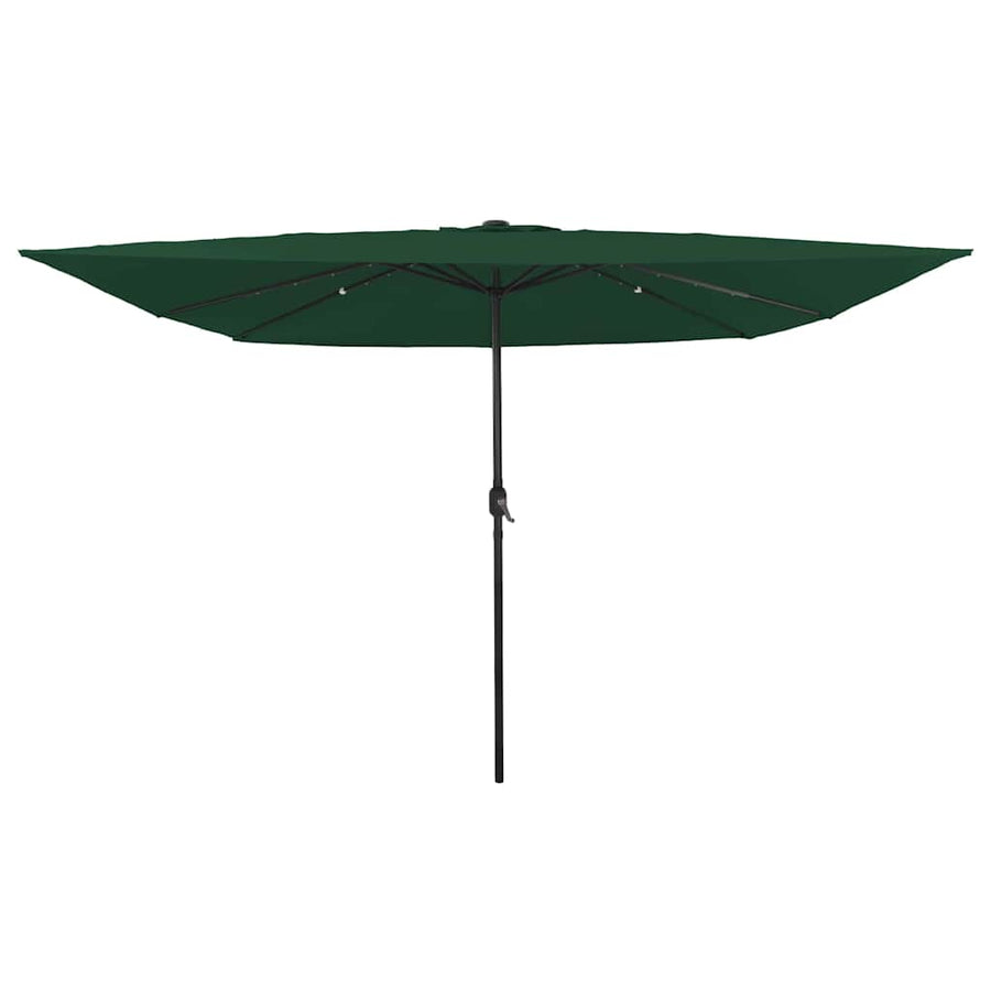 Tuinparasol Groen 295 x 295 x 245 cm Polyester en staal