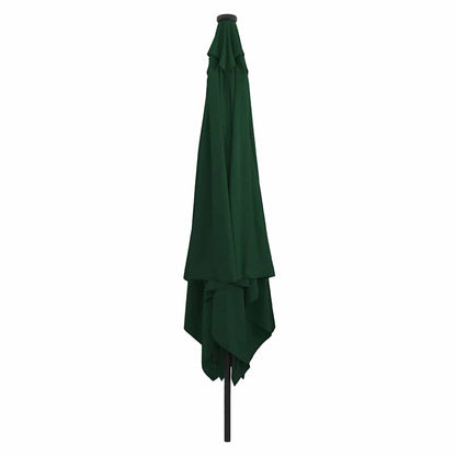 Tuinparasol Groen 295 x 295 x 245 cm Polyester en staal