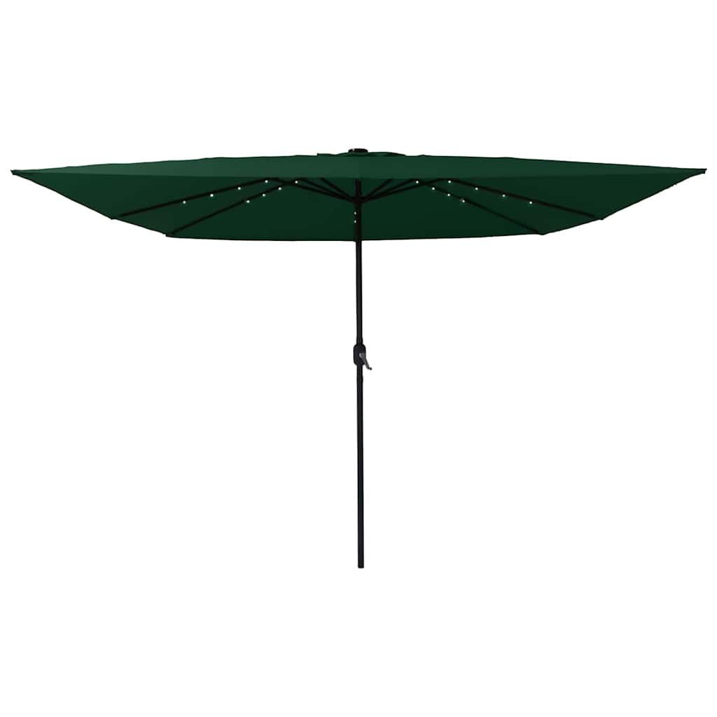 Tuinparasol Groen 295 x 295 x 245 cm Polyester en staal