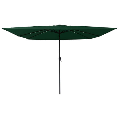 Tuinparasol Groen 295 x 295 x 245 cm Polyester en staal