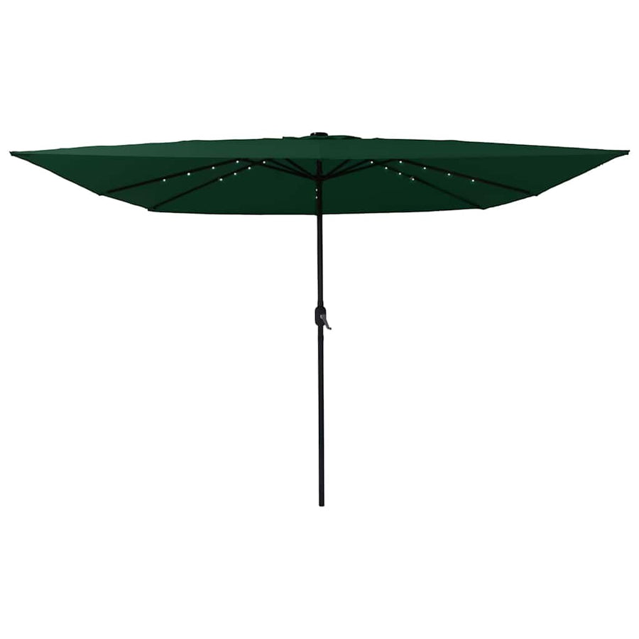 Tuinparasol Groen 295 x 295 x 245 cm Polyester en staal