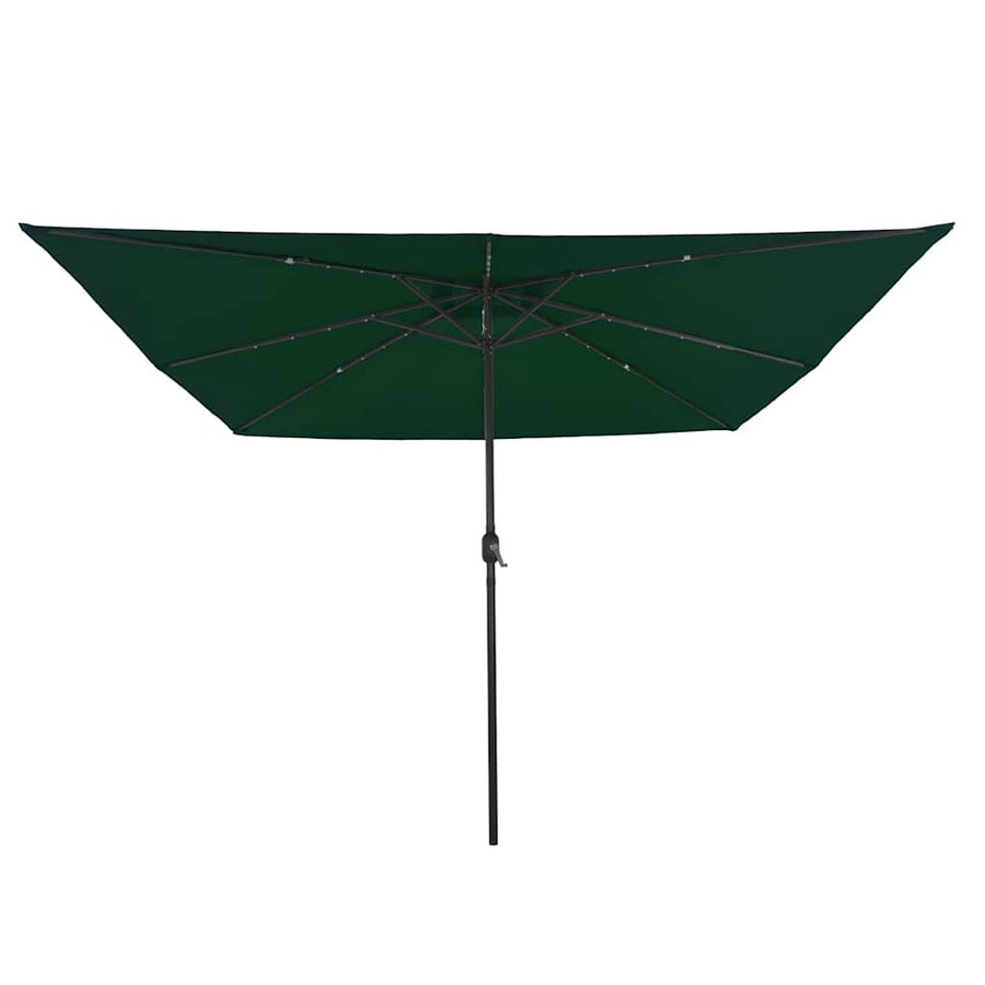Tuinparasol Groen 295 x 295 x 245 cm Polyester en staal