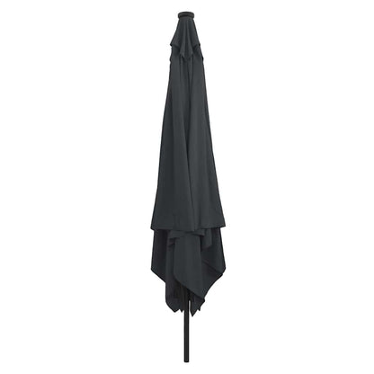 Tuinparasol Antraciet 295 x 295 x 245 cm Polyester en staal