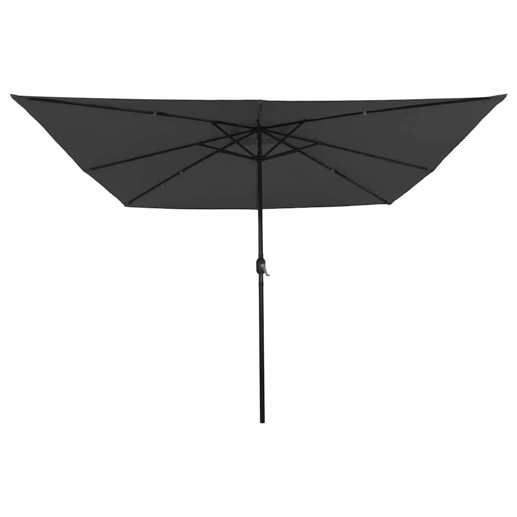Tuinparasol Antraciet 295 x 295 x 245 cm Polyester en staal