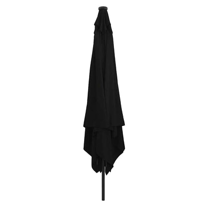 Tuinparasol Zwart 295 x 295 x 245 cm Polyester en staal