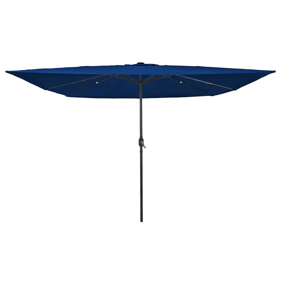 Tuinparasol Azurblauw 295 x 295 x 245 cm Polyester en staal