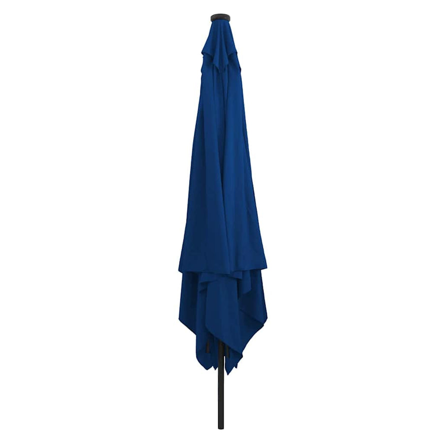 Tuinparasol Azurblauw 295 x 295 x 245 cm Polyester en staal