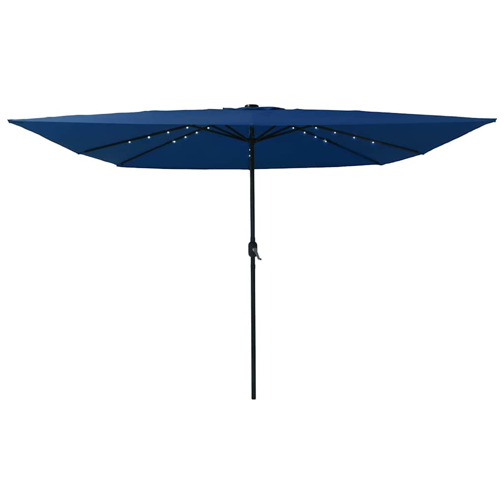 Tuinparasol Azurblauw 295 x 295 x 245 cm Polyester en staal
