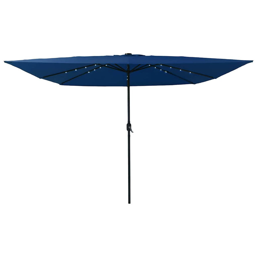 Tuinparasol Azurblauw 295 x 295 x 245 cm Polyester en staal
