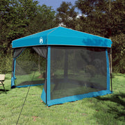Camping tent set blauw 303x303x196 cm