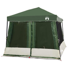 Camping Tent Set met dak met opslag 2 pcs Groen Taffeta en Stof