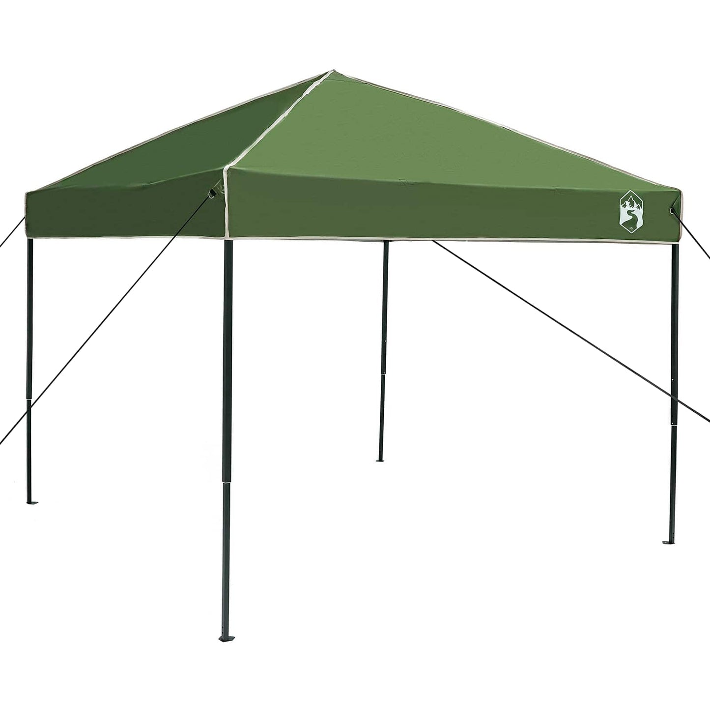 Camping Tent Set met dak met opslag 2 pcs Groen Taffeta en Stof