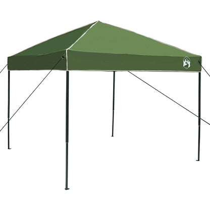 Camping Tent Set met dak met opslag 2 pcs Groen Taffeta en Stof
