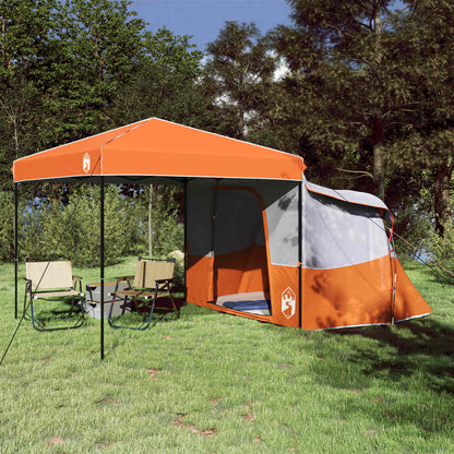 Camping Tent Set met dak 2 pcs Oranje Taffeta en Stof