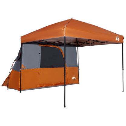 Camping Tent Set met dak 2 pcs Oranje Taffeta en Stof
