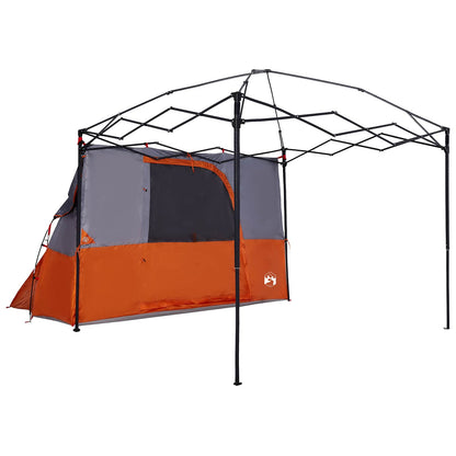 Camping Tent Set met dak 2 pcs Oranje Taffeta en Stof