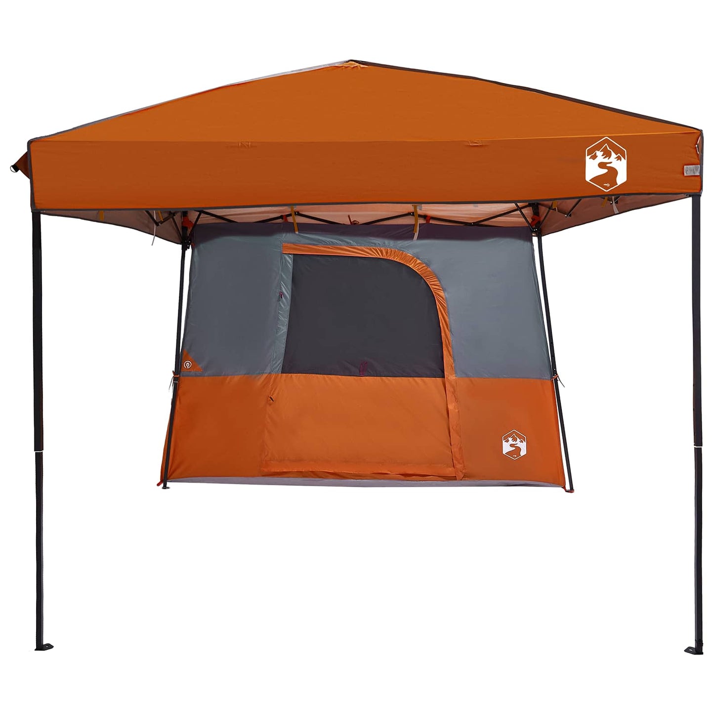 Camping Tent Set met dak 2 pcs Oranje Taffeta en Stof