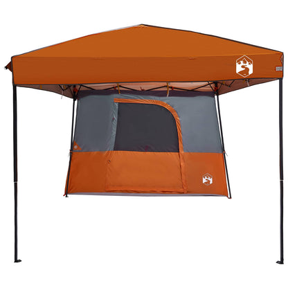 Camping Tent Set met dak 2 pcs Oranje Taffeta en Stof