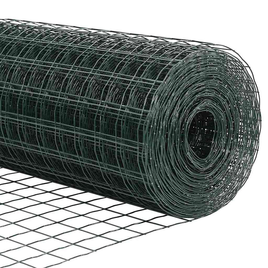 Euro Hek Groen 1,2 x 10 m PVC-gecoat ijzer
