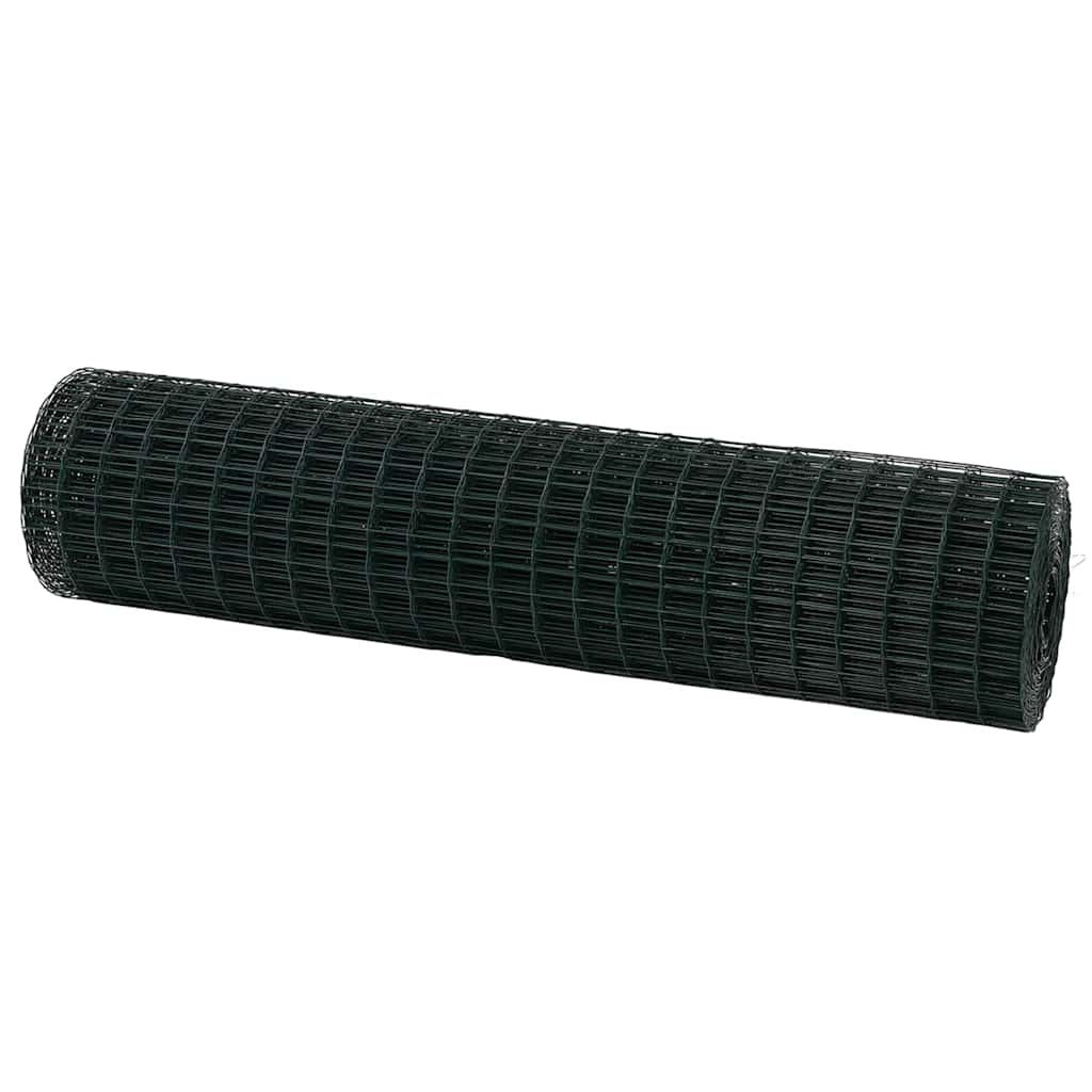 Euro Hek Groen 1,4 x 10 m PVC-gecoat ijzer