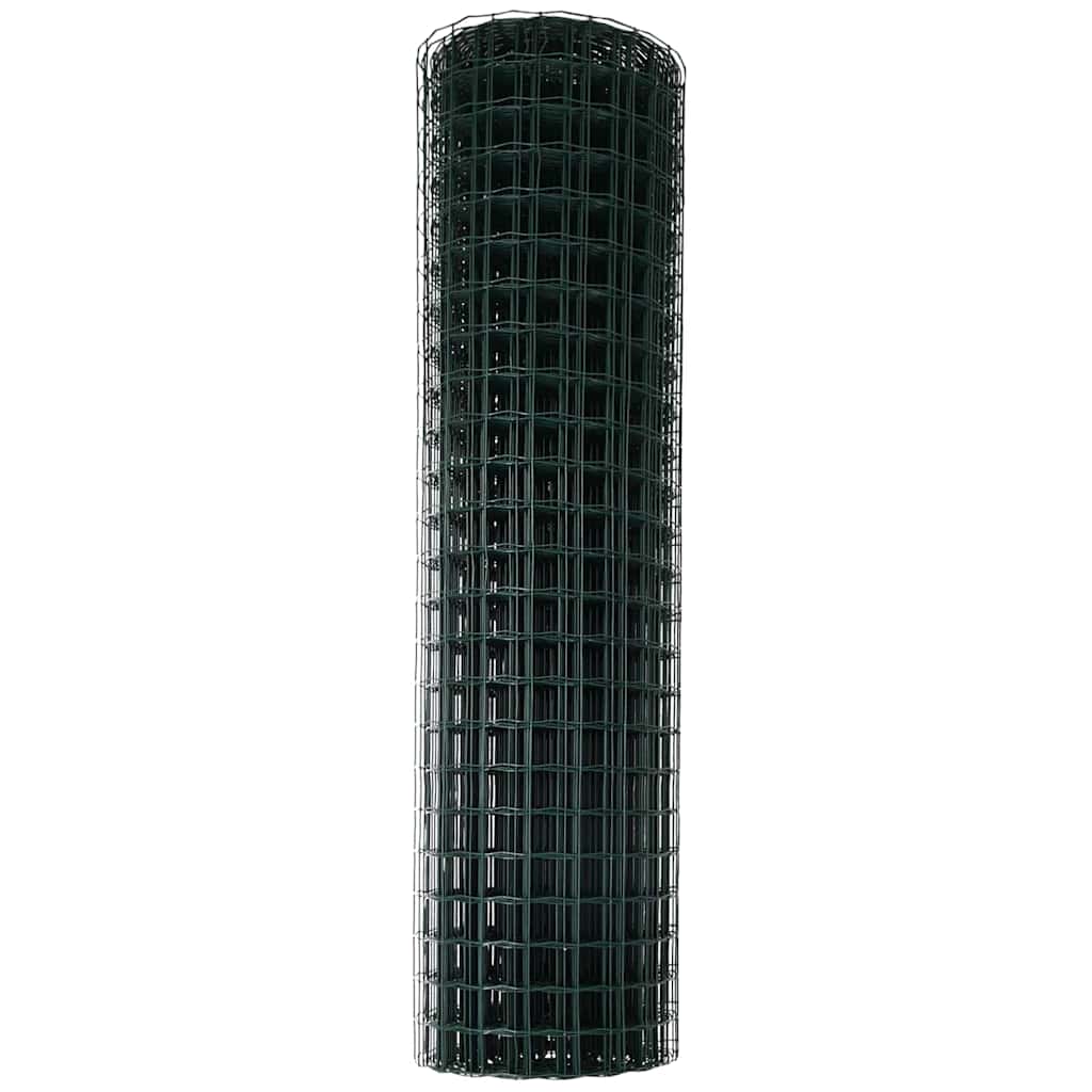 Euro Hek Groen 1,4 x 10 m PVC-gecoat ijzer