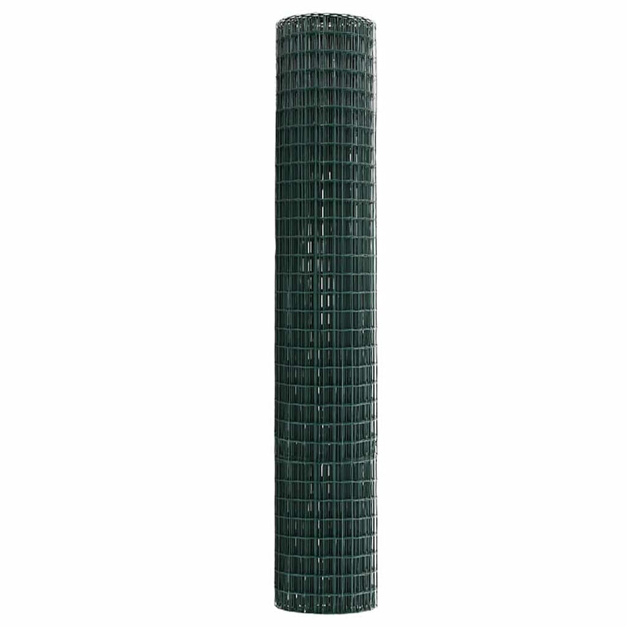 Euro Hek Groen 1,5 x 10 m PVC-gecoat ijzer