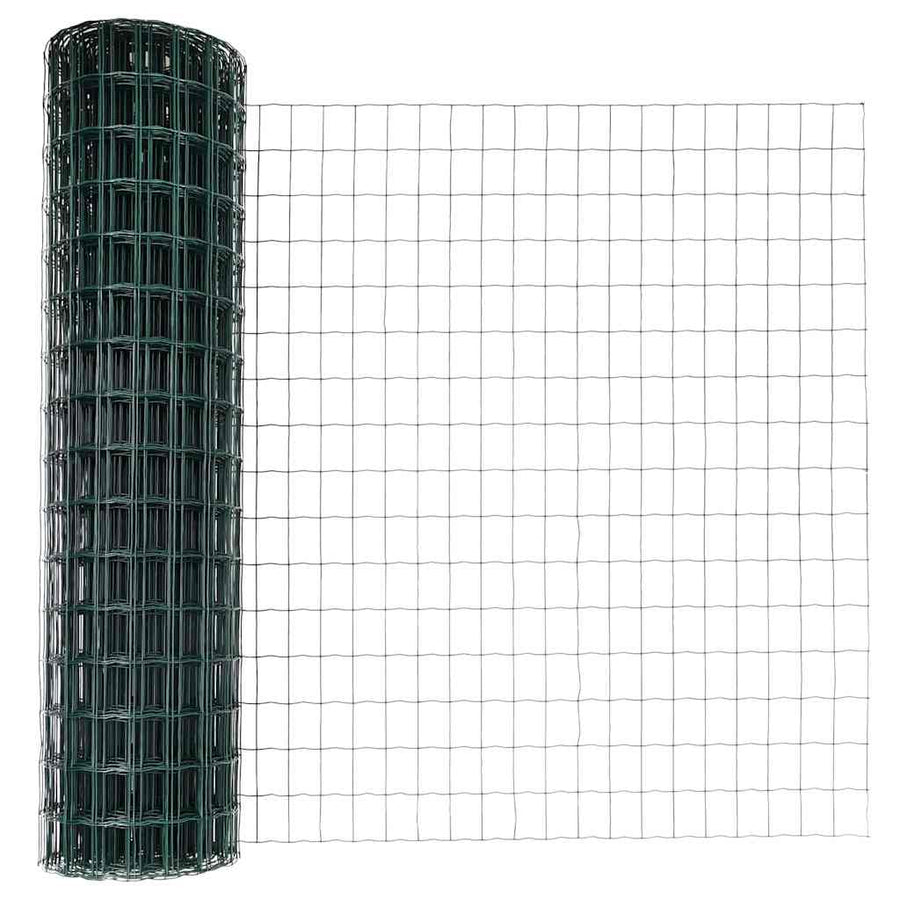 Euro Hek Groen 1 x 10 m PVC-gecoat ijzer