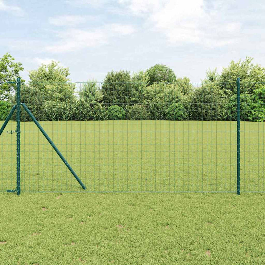 Euro Hek Groen 1,2 x 10 m PVC-gecoat ijzer