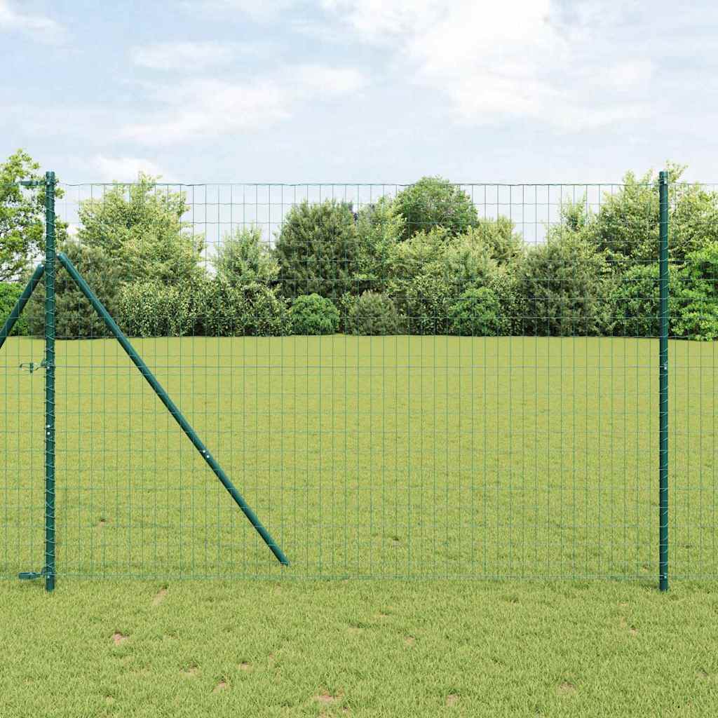 Euro Hek Groen 1,5 x 10 m PVC-gecoat ijzer