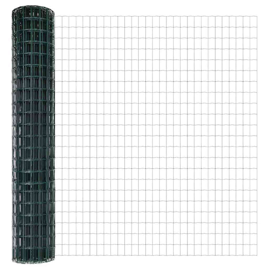 Euro Hek Groen 1,5 x 10 m PVC-gecoat ijzer