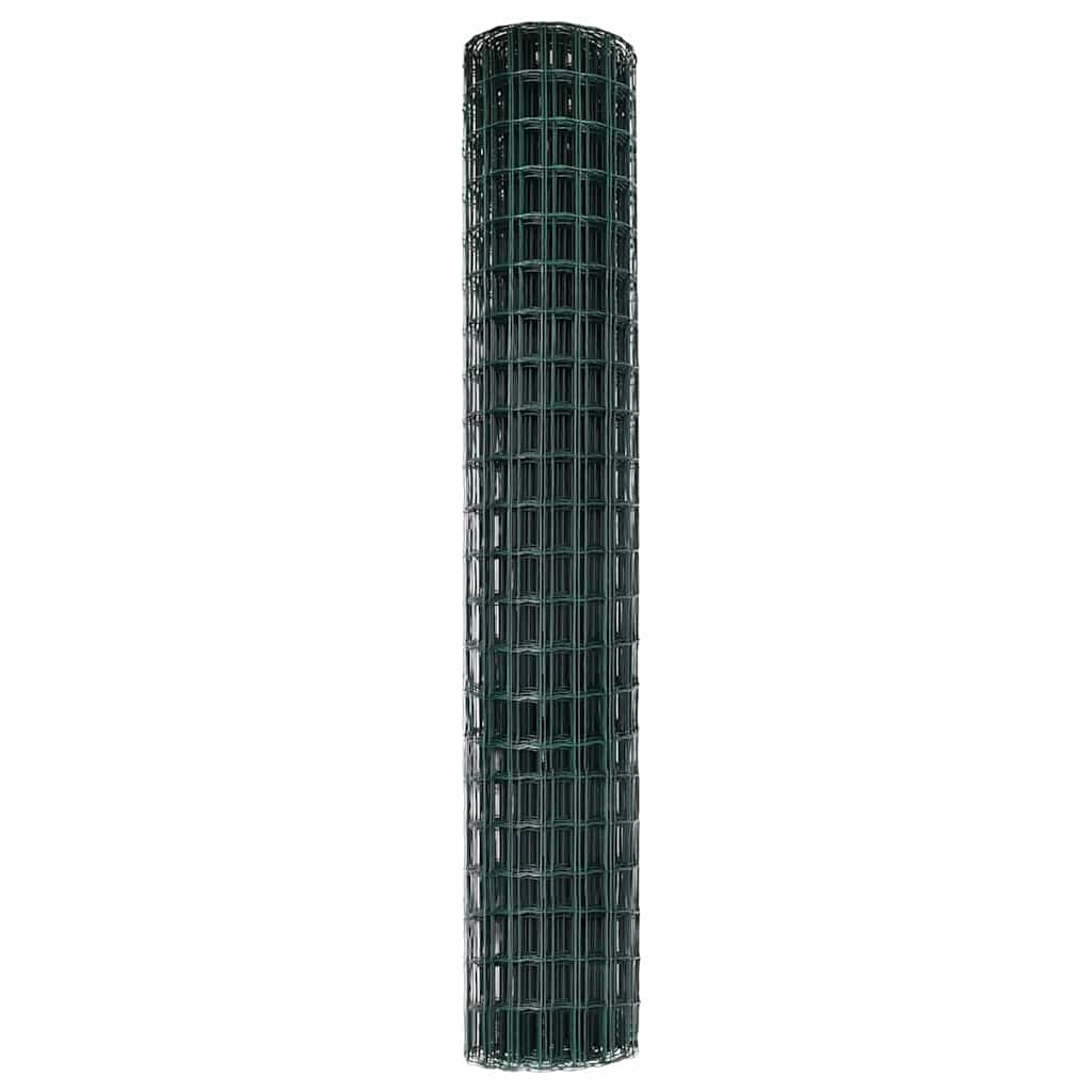 Euro Hek Groen 1,6 x 10 m PVC-gecoat ijzer