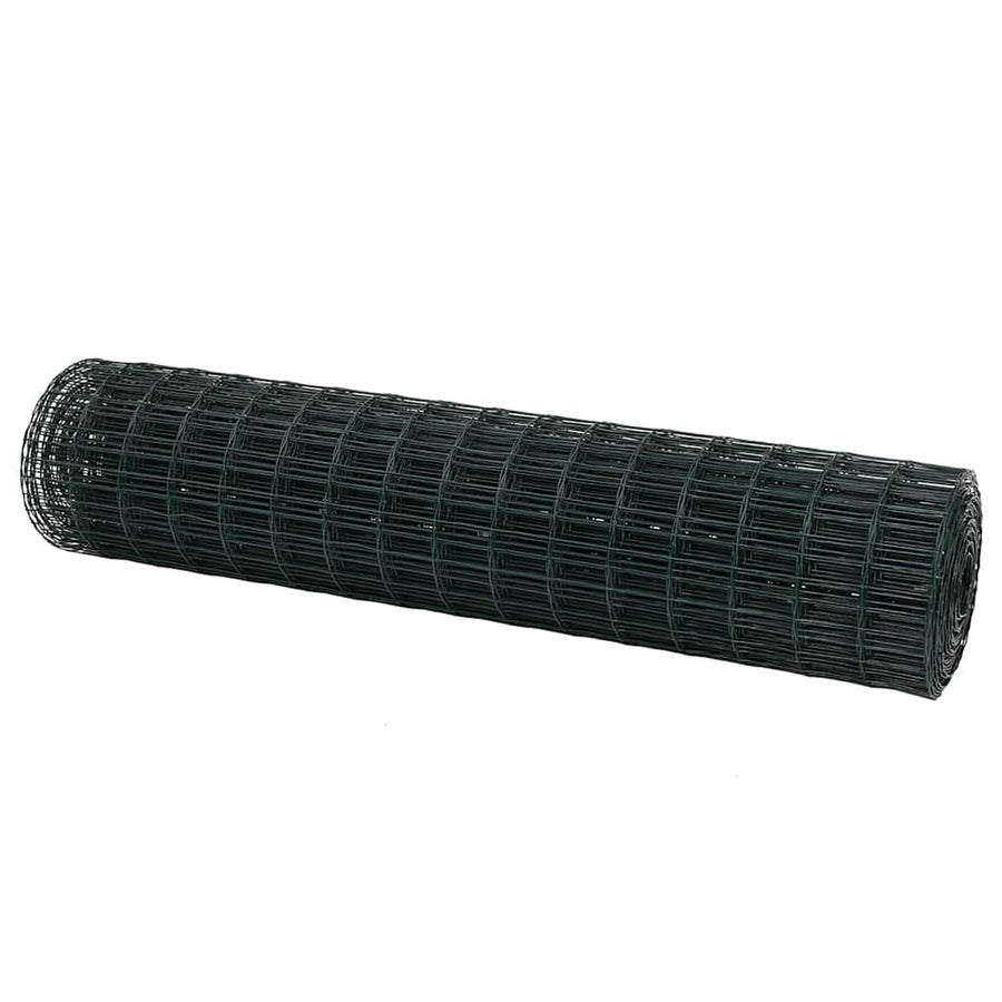 Euro Hek Groen 1,4 x 10 m PVC-gecoat ijzer