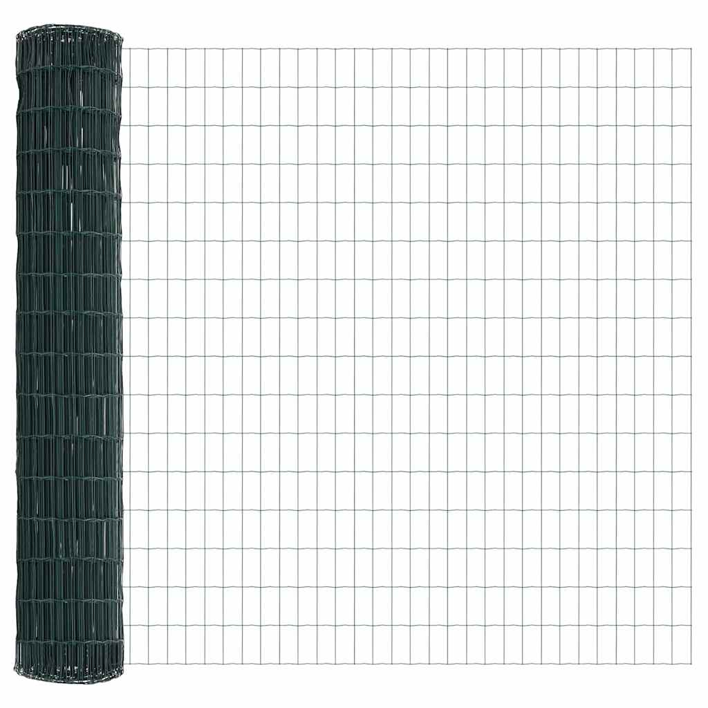 Euro Hek Groen 1,6 x 10 m PVC-gecoat ijzer