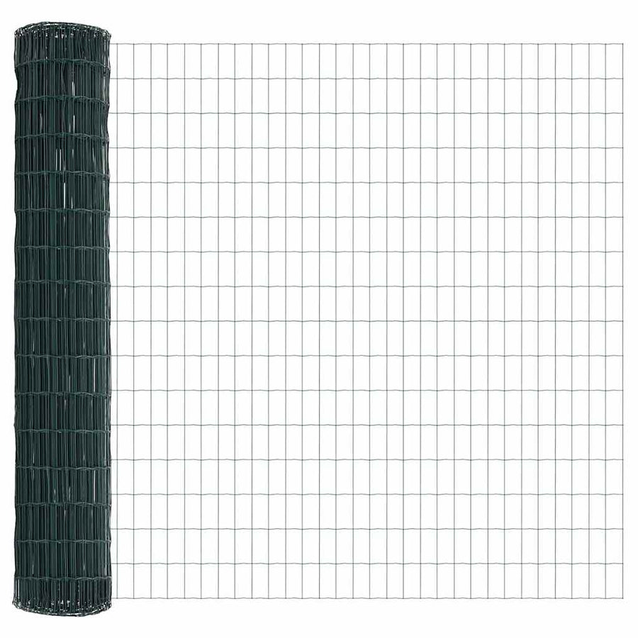 Euro Hek Groen 1,6 x 10 m PVC-gecoat ijzer