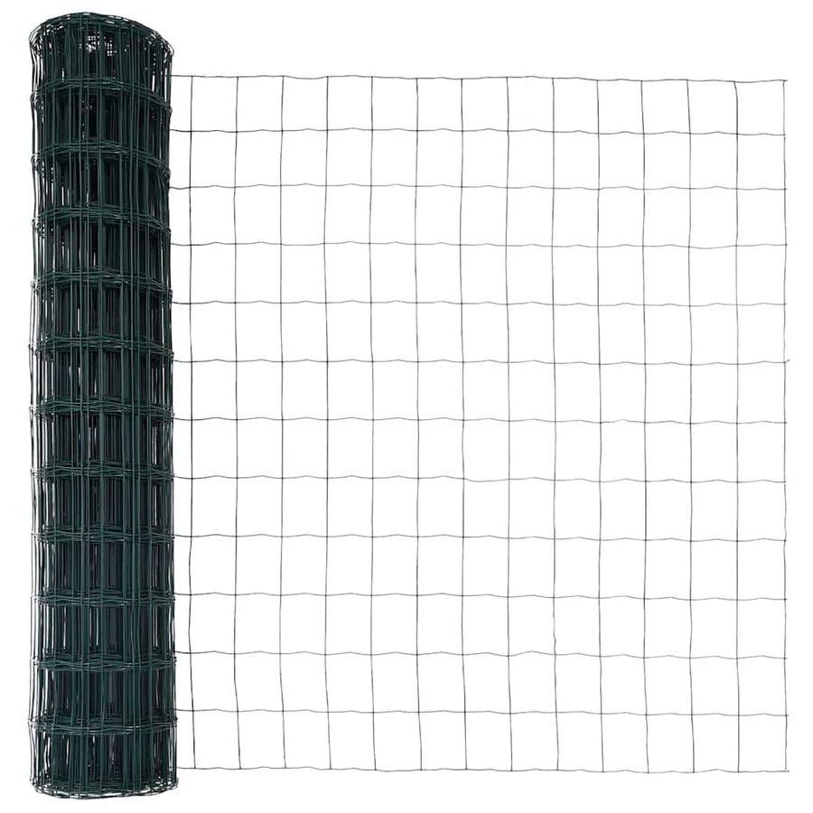 Euro Hek Groen 1,4 x 10 m PVC-gecoat ijzer