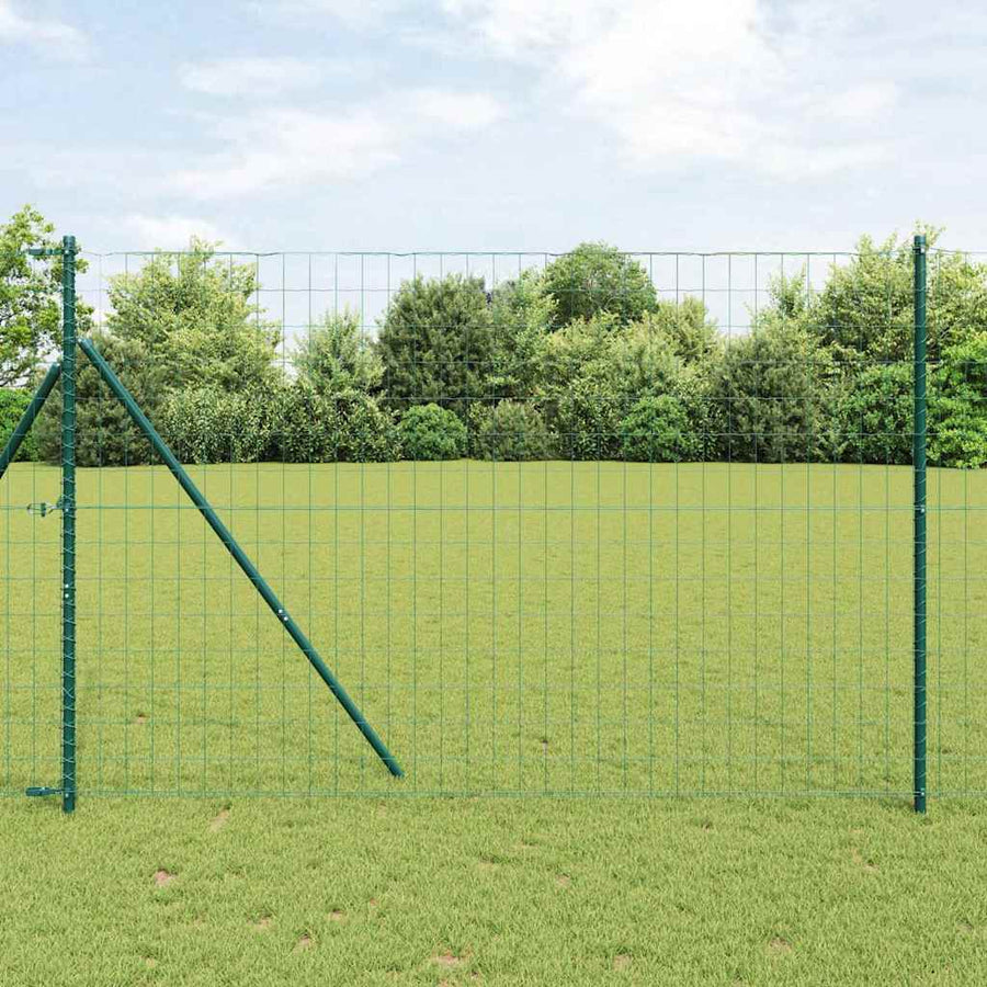 Euro Hek Groen 1,5 x 10 m PVC-gecoat ijzer