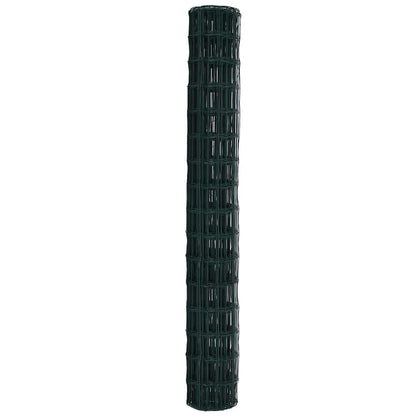 Euro Hek Groen 1,5 x 10 m PVC-gecoat ijzer