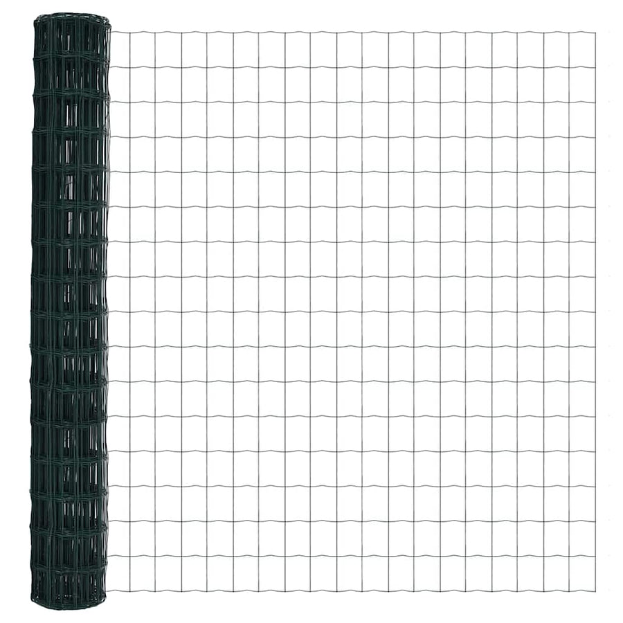 Euro Hek Groen 1,6 x 10 m PVC-gecoat ijzer