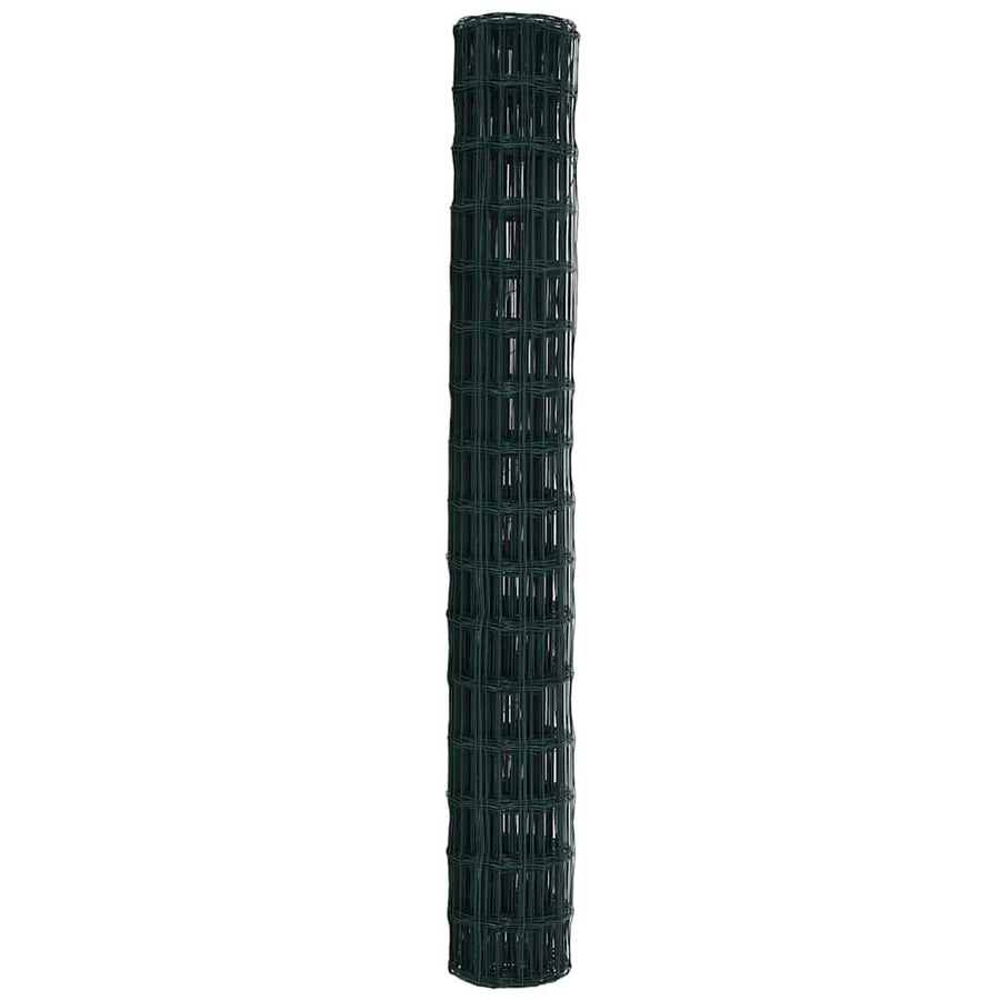 Euro Hek Groen 1,6 x 10 m PVC-gecoat ijzer