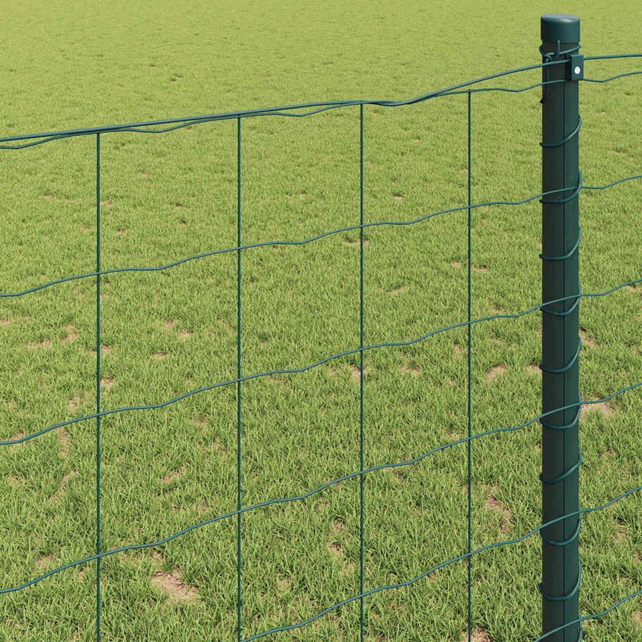 Euro Hek Groen 1,4 x 10 m PVC-gecoat ijzer