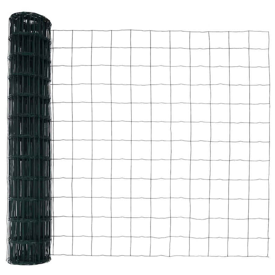 Euro Hek Groen 1,4 x 10 m PVC-gecoat ijzer