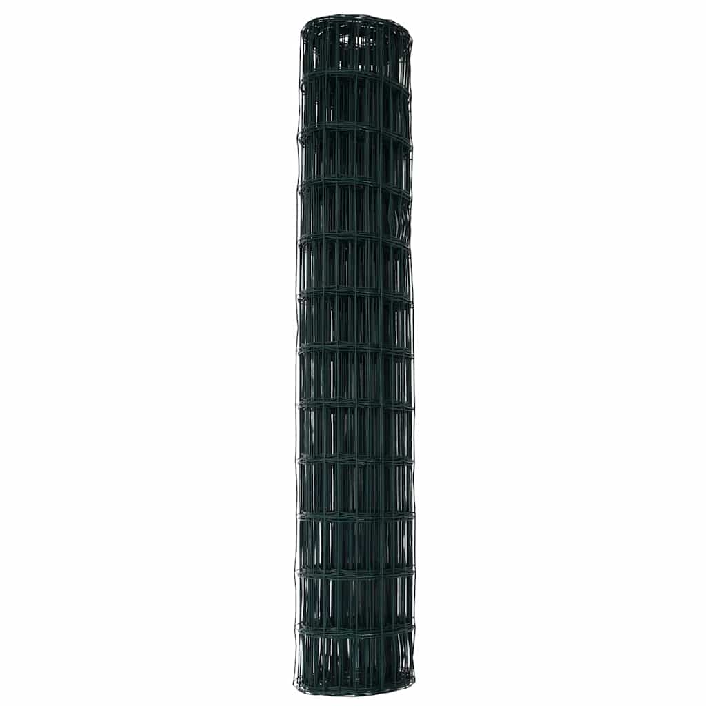 Euro Hek Groen 1,4 x 10 m PVC-gecoat ijzer