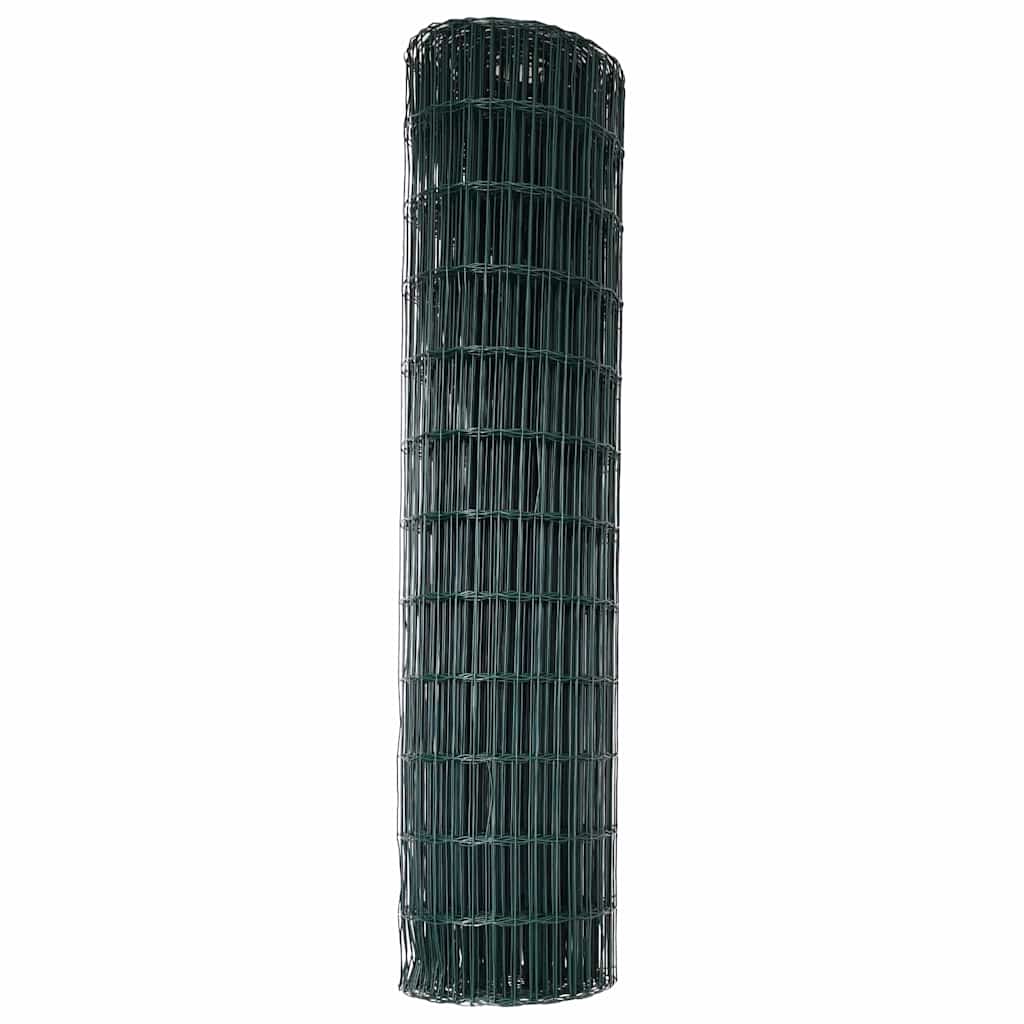 Euro Hek Groen 1,2 x 25 m PVC-gecoat ijzer