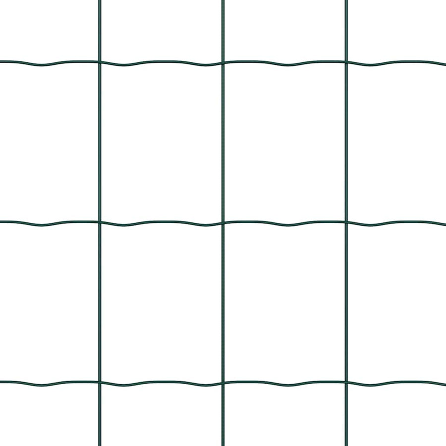 Euro Hek Groen 1,2 x 25 m PVC-gecoat ijzer