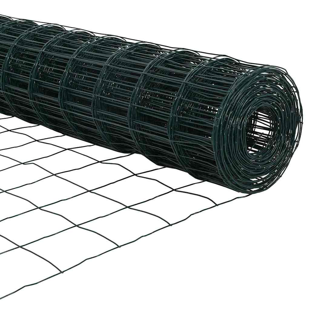Euro Hek Groen 0,4 x 25 m PVC-gecoat ijzer