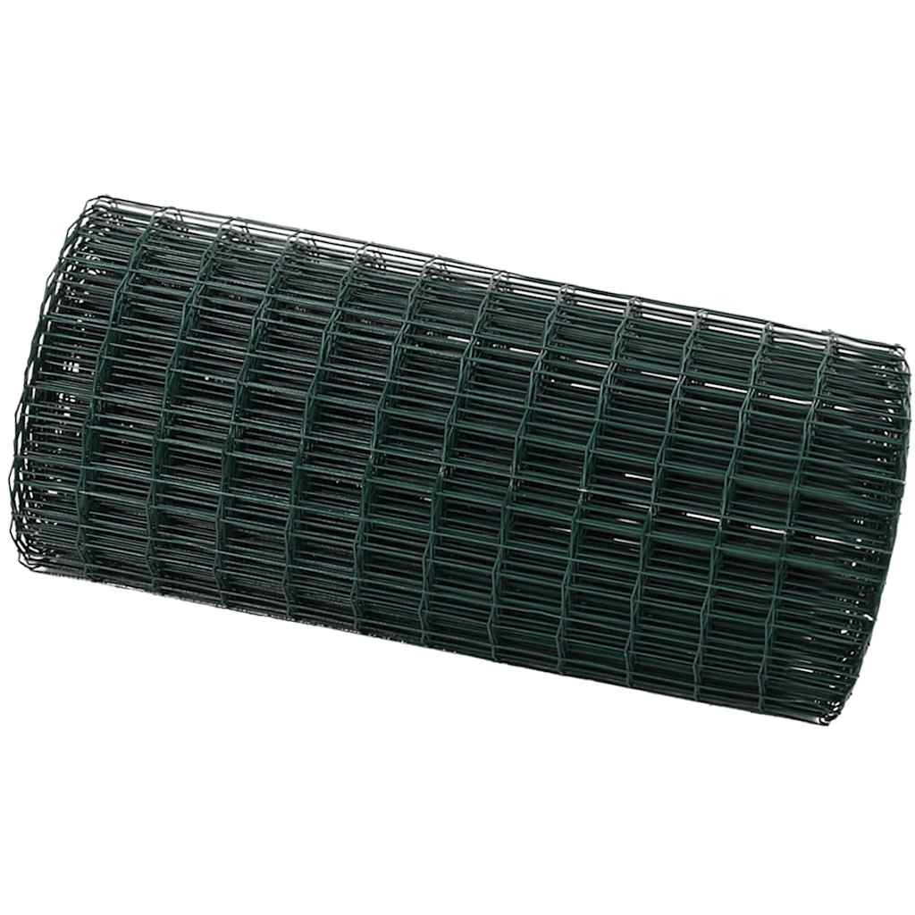 Euro Hek Groen 0,4 x 25 m PVC-gecoat ijzer
