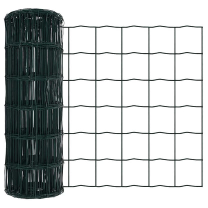 Euro Hek Groen 0,4 x 25 m PVC-gecoat ijzer