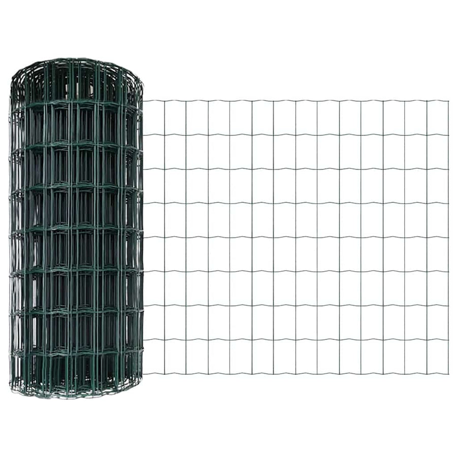 Euro Hek Groen 0,4 x 50 m PVC-gecoat ijzer